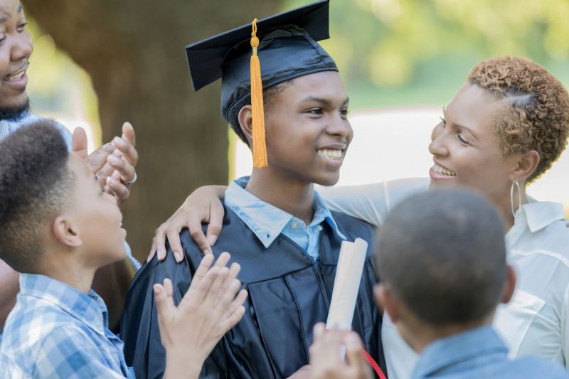 Graduate with Family